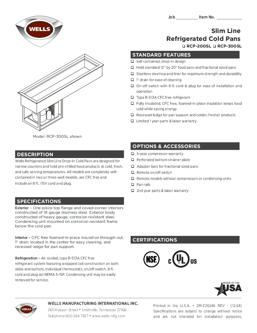 wells-5o-rcp200sl-120-cold-food-well-unit-drop-in-refrigerated-specsheet-260405glk5to.pdf