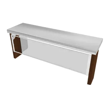 Duke Manufacturing TS540-60, Sneeze Guard, Stationary, Self-Service