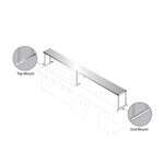 Advance Tabco , CU-18-108, Overshelf, Table-Mounted