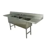 Advance Tabco , FC-3-1620-18RL, Sink, (3) Three Compartment