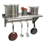 Advance Tabco , PS-12-60, Overshelf, Wall-Mounted With Pot Rack