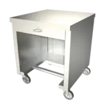 Duke Manufacturing TCS-30PG, Cash Register Stand, Grey, Stainless Steel