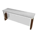 Duke Manufacturing TS540-60, Sneeze Guard, Stationary, Self-Service