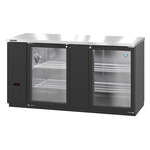 Hoshizaki , BB69-G, Bar Refrigerator, 2 Swinging Solid Doors