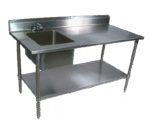 John Boos , EPT6R5-3060GSK-L, Work Table, with Prep Sink(s)